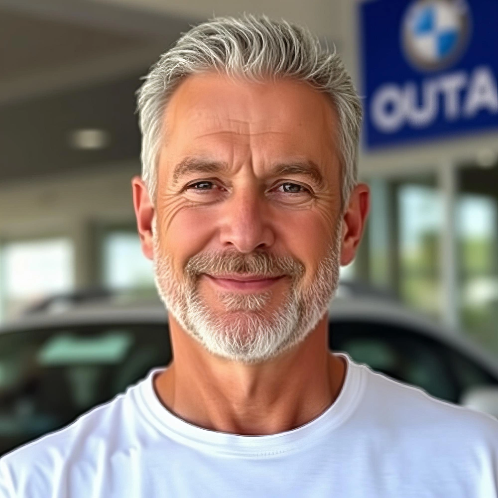 Smiling Roofing Pro LA customer standing outside after successful residential roofing project in Los Angeles