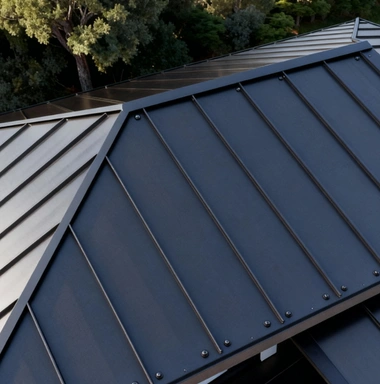 Premium standing seam metal roof installed for long-term weather protection in Los Angeles