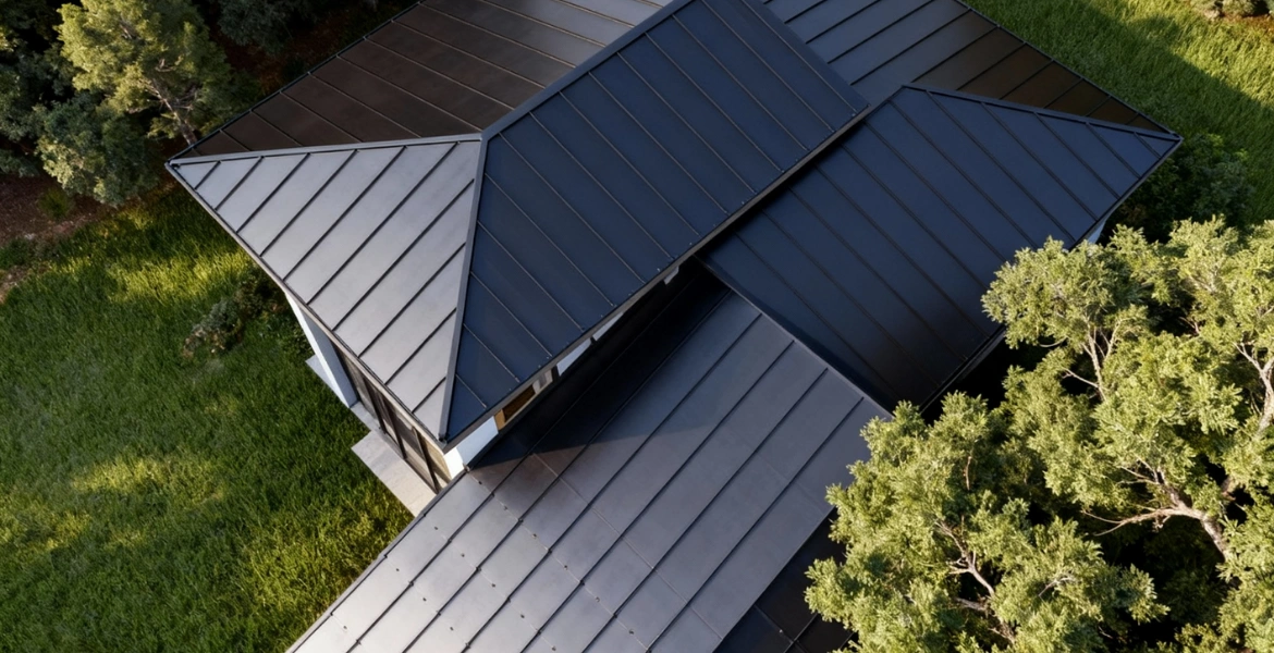 Residential metal roof installation with clean modern lines completed by Roofing Pro LA